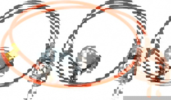 19 AWG, 3 Ft., Alligator Clip, C-Clamp, Grounding Cable with Clamps